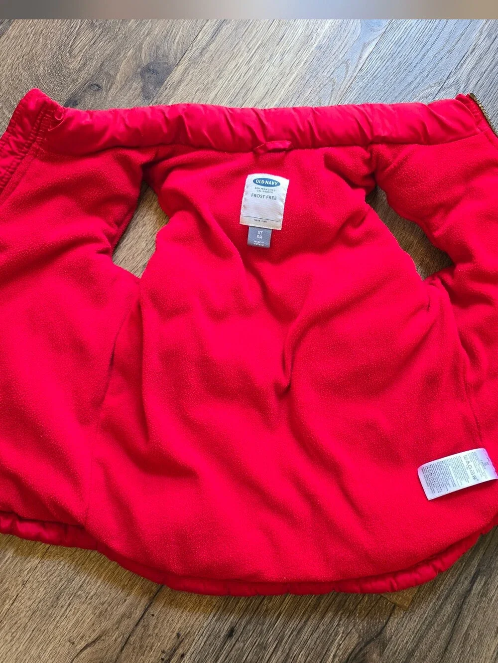 Old Navy Red Quilted Puffer Vest for Kids